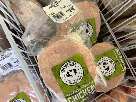 Original Family Farm - Chicken Burgers - Original  (4 x 5oz)