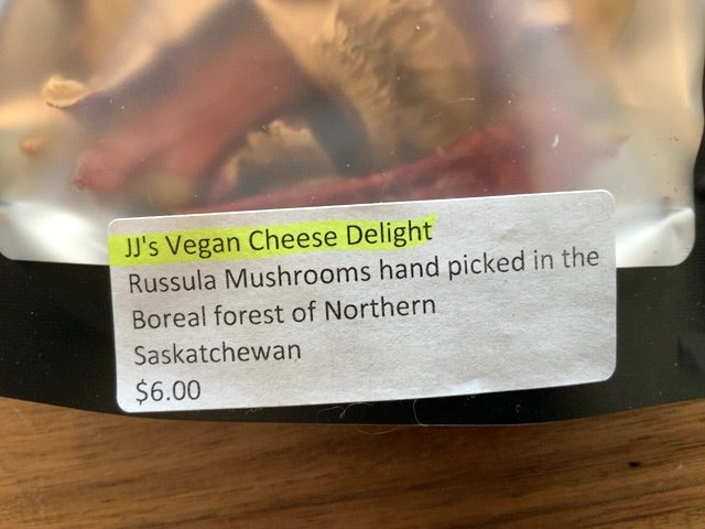 JJ's Vegan Cheese - Dried Russula Mushrooms