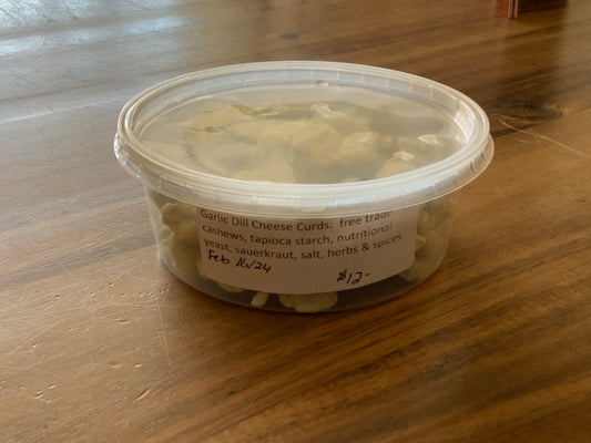 JJ's Vegan Cheese - Curds - Garlic Dill