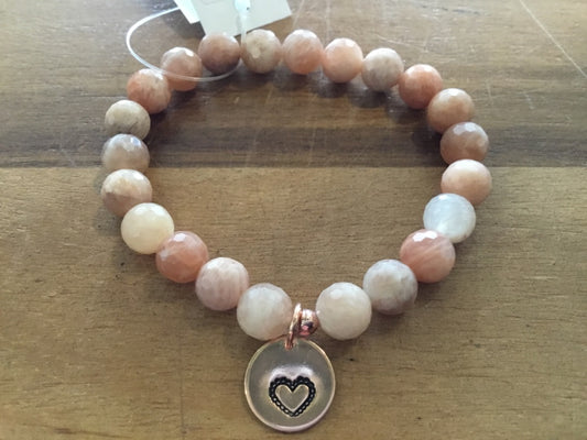 K&B Jewelry - Bracelet - Sunstone (Abundance) - B174-RG