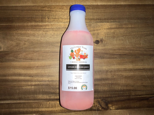 Ginger Guys - Frozen Fruit Juice - Ginger Rhubarb