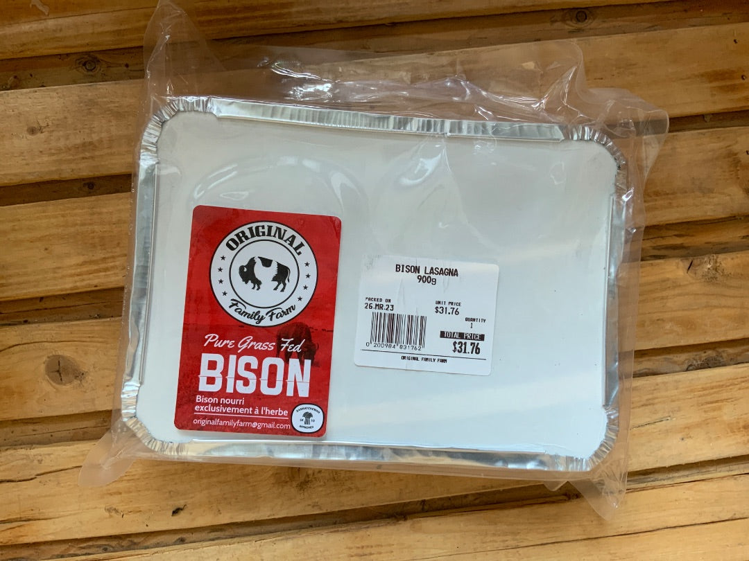 Original Family Farm - Bison Lasagna
