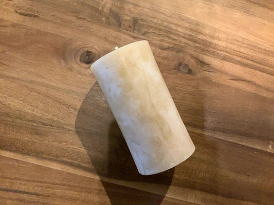 Five of Hearts - 6" x 3” Pillar