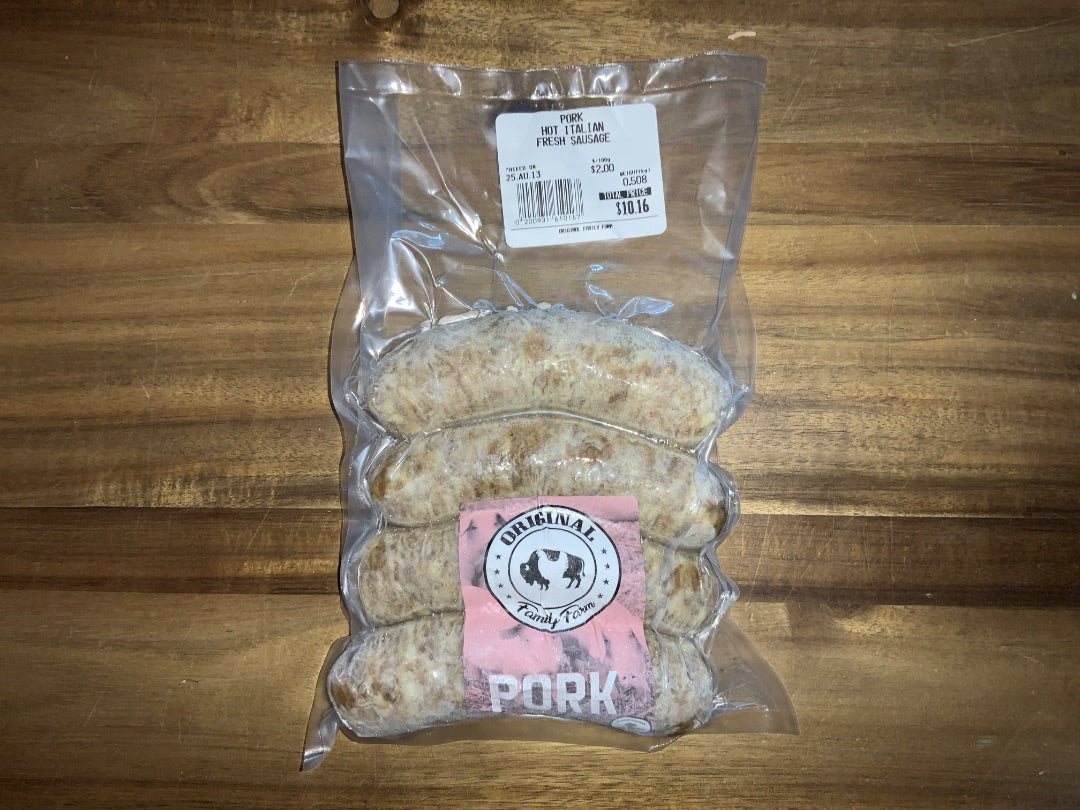 Original Family Farm - Pork Hot Italian Sausage