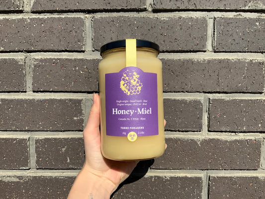 Three Foragers - Raw Creamed Honey (1kg)