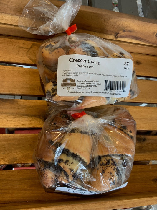 Donna’s Country Kitchen - Poppyseed Crescent Rolls
