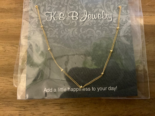 K&B Jewelry - Necklace - Gold Filled Chain - NS058-GF