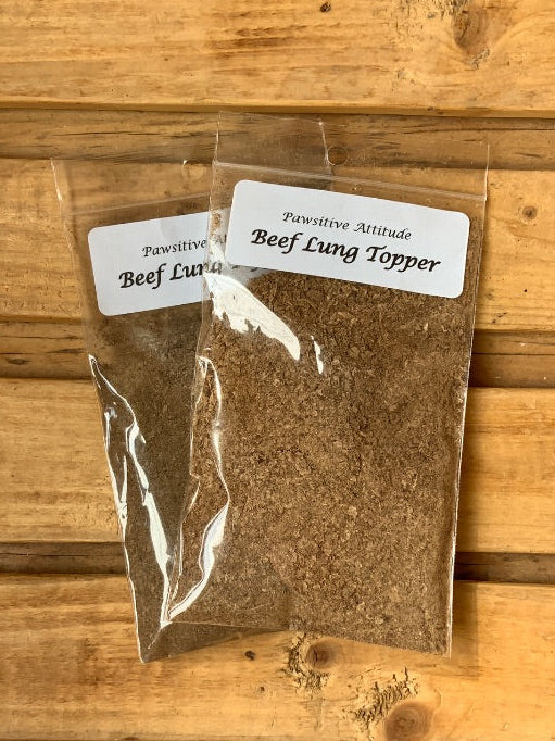 Pawsitive Attitude - Beef Lung Topper