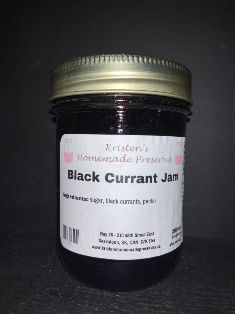 Kristen’s Preserves - 250ml Jam - Black Currant