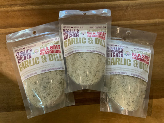 Vesela's International Kitchen - Sea Salt Seasoning - Garlic & Dill