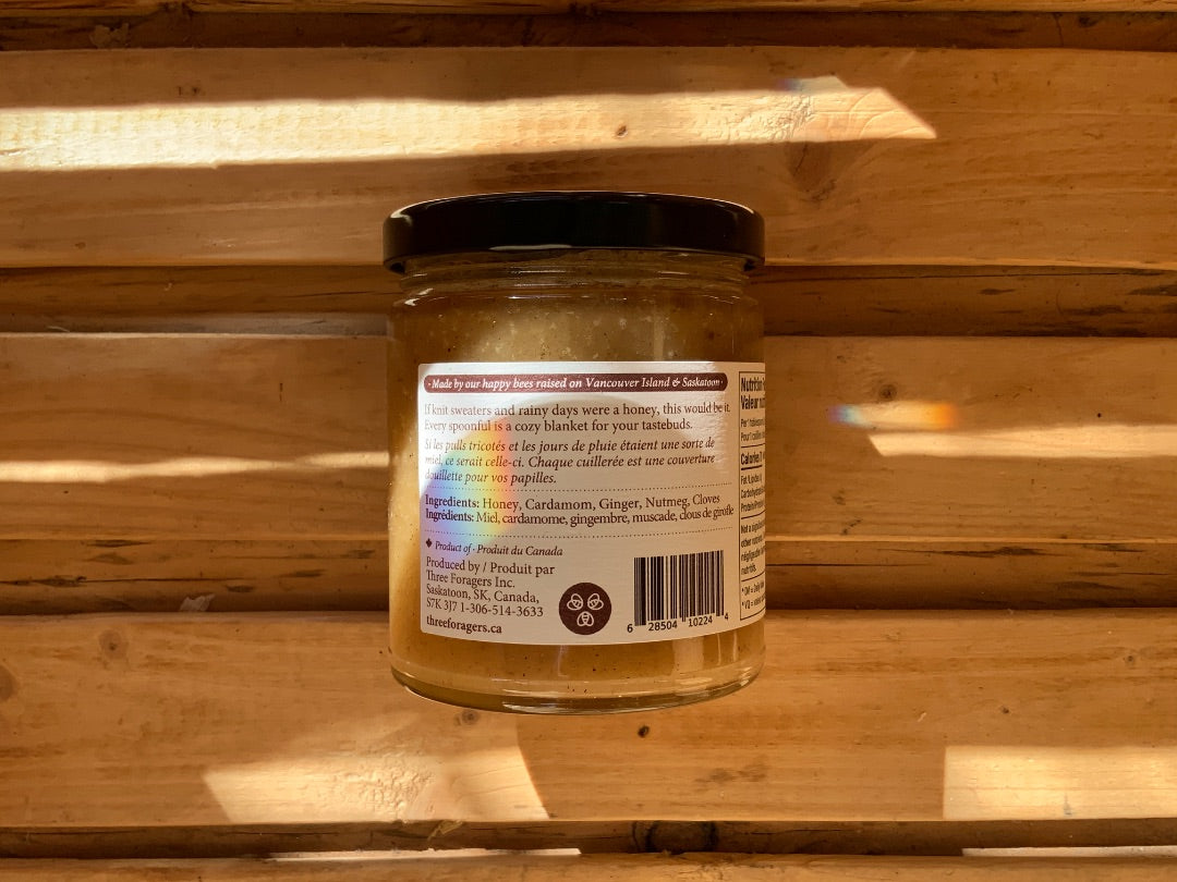 Three Foragers - Infused Honey - Cozy Chai (350g)