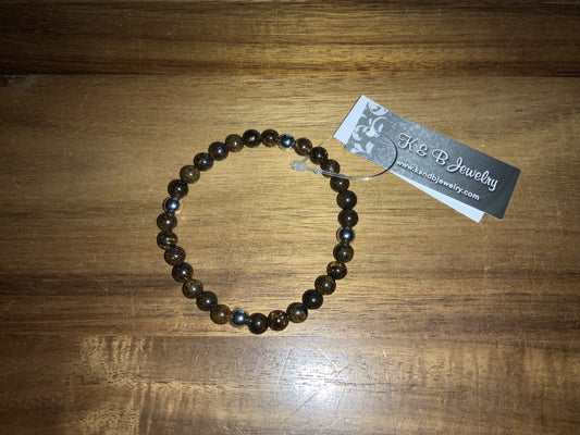 K&B Jewelry - Bronzite Bracelet - B565-SS