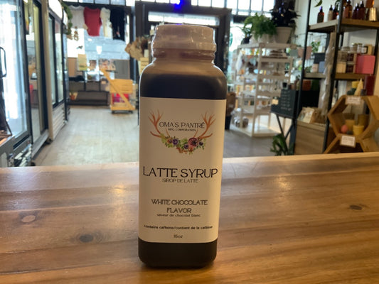OMA's Pantre - Latte Syrup - White Chocolate