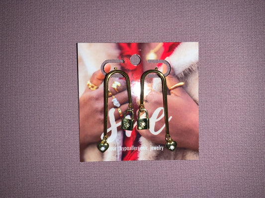 Sve Jewels - Earrings - Key To The Heart