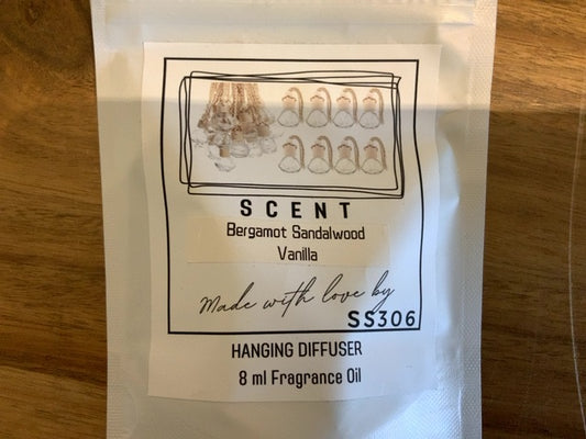 SS306 Artisan - Bergamot Sandalwood Vanilla Hanging Diffuser