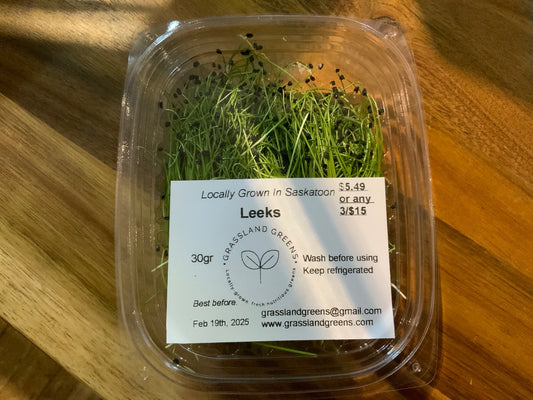 Grassland Greens - Leek Microgreens