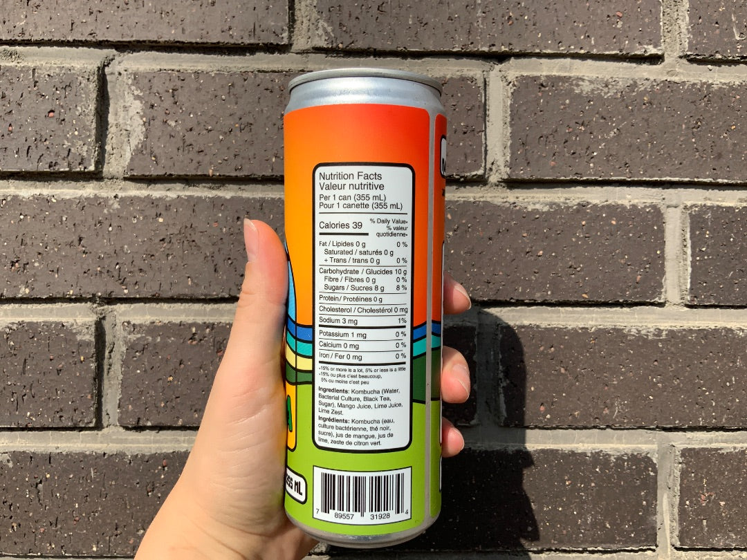 Jam’bucha Kombucha - Mango Lime (Irie Vibes)