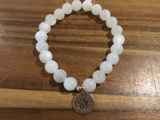 K&B Jewelry - Bracelet - Moonstone (Happiness) - B124-RG