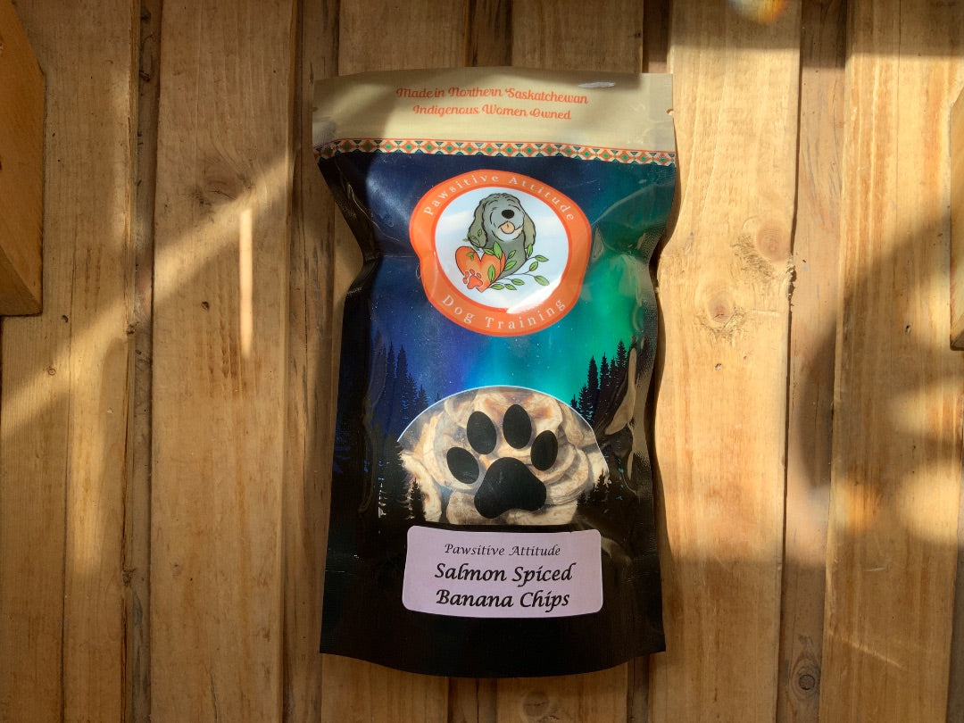 Pawsitive Attitude - Salmon Spiced Banana Chips