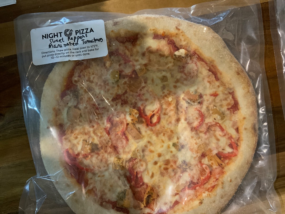 The Night Oven - Pizza - Sweet Peppers & Marinated Tomatoes