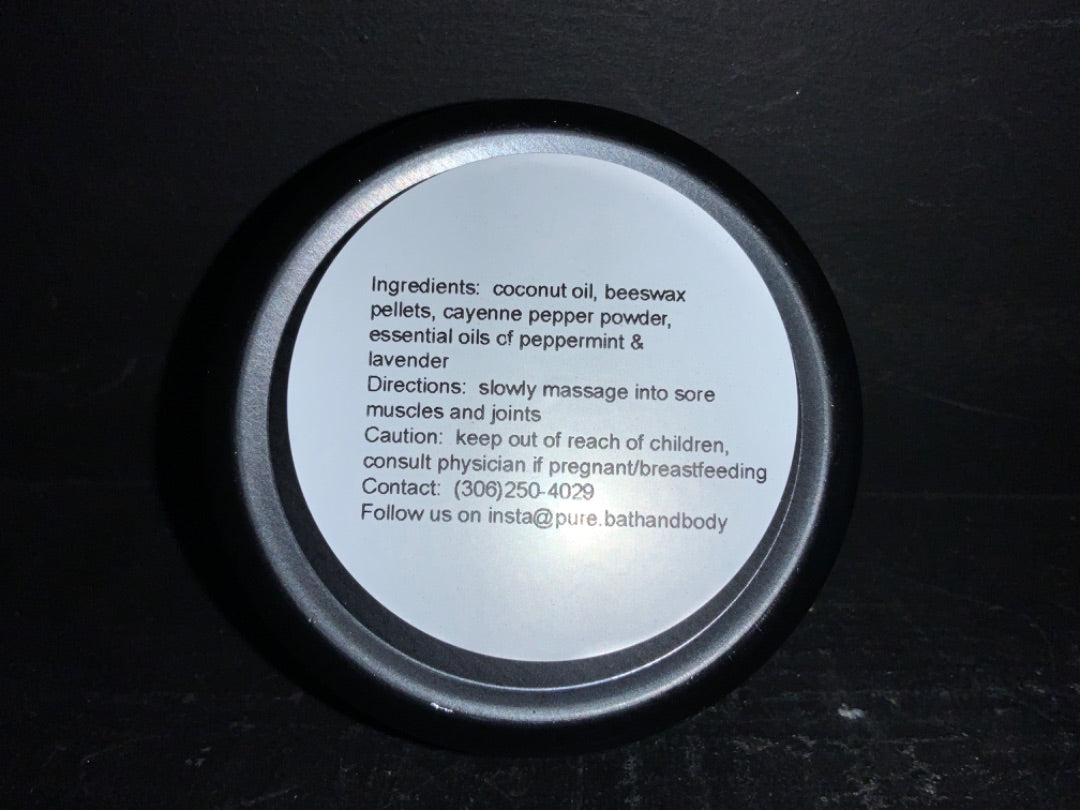 Pure Bath & Body - Sore Muscle Rub - Cayenne