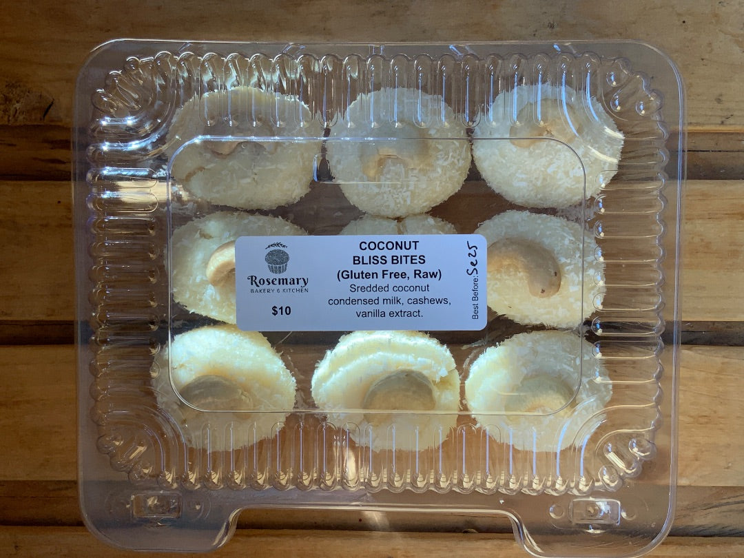 Rosemary Bakery & Kitchen - GF/Raw Coconut Bliss Bites