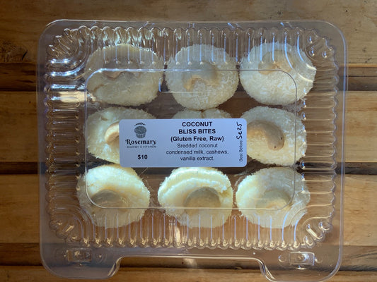 Rosemary Bakery & Kitchen - GF/Raw Coconut Bliss Bites