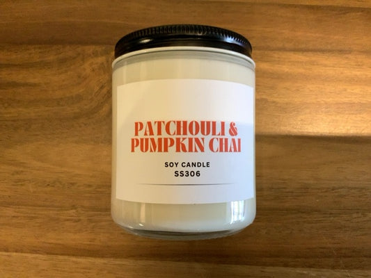 SS306 Artisan - Patchouli & Pumpkin Chai Soy Candle