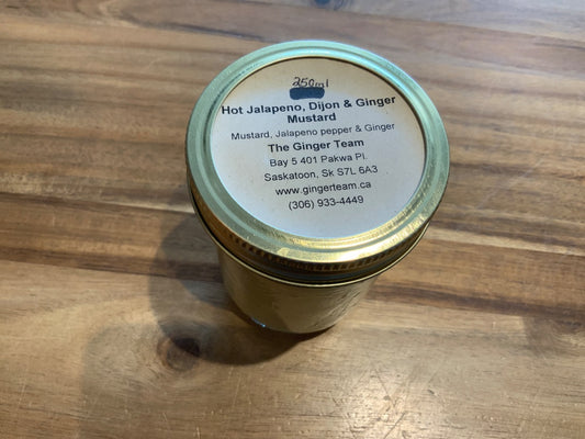 Powerhouse Endeavours - Large Hot Jalapeño Dijon Ginger Mustard - 250ml