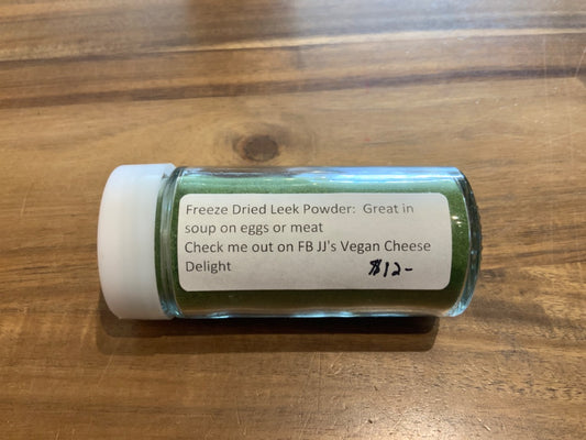 JJ's Vegan Cheese - Freezedried Leek Powder