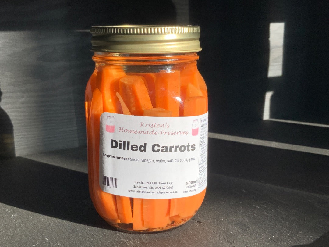 Kristen’s Preserves - Preserves - Dilled Carrots (500ml)