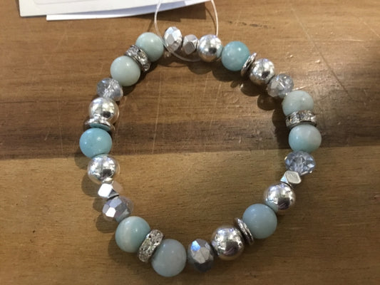 K&B Jewelry - Jewel Bracelet - Amazonite (Hope) - B412-SS