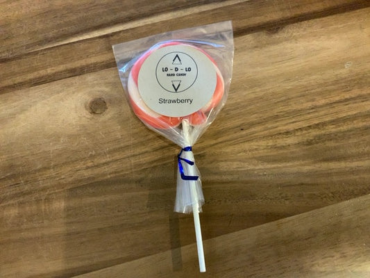 Lo-D-Lo Candies - Lollipop - Strawberry