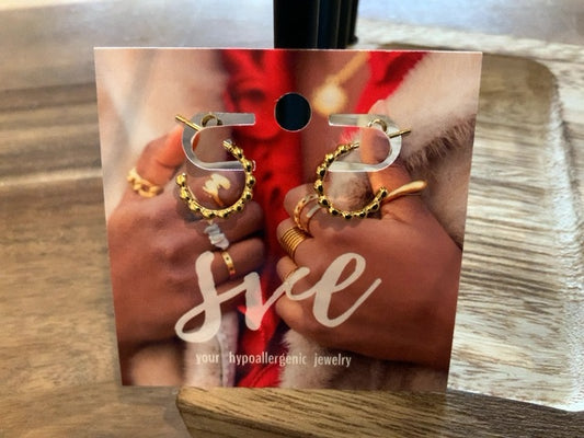 Sve Jewels - Earrings - Bubbly Huggies 14mm