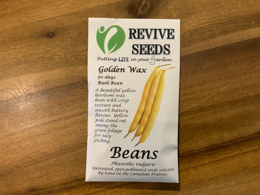 Revive Seeds - Beans - Golden Wax