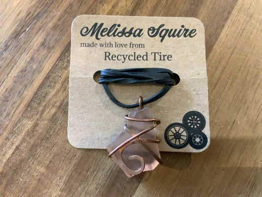 Melissa Squire Artisan - Recycled Tire Necklace 2