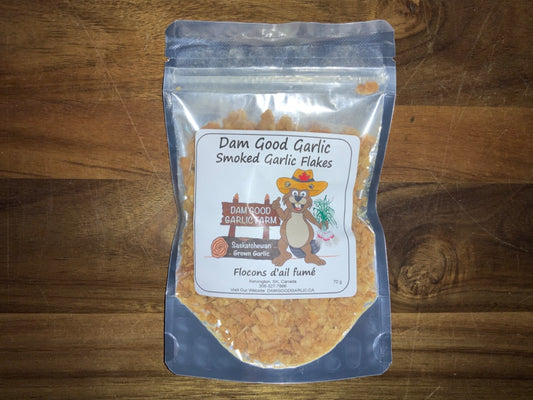 Dam Good Garlic - Garlic Flakes - Smoked
