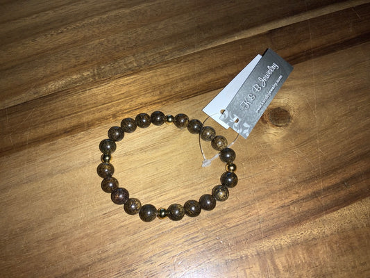 K&B Jewelry - Bronzite Bracelet - B238-GF
