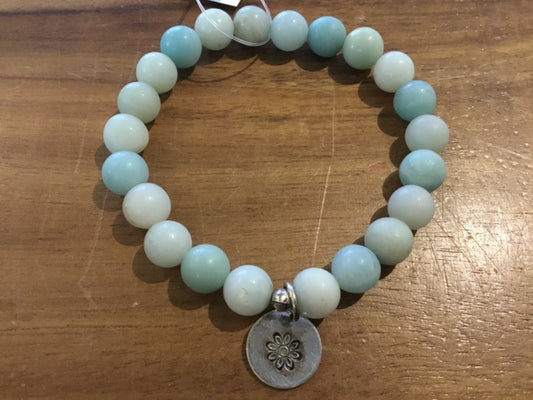 K&B Jewelry - Bracelet - Amazonite (Hope) - B411-SS