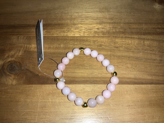 K&B Jewelry - Bracelet - Pink Opal (Calming) - B218-GF