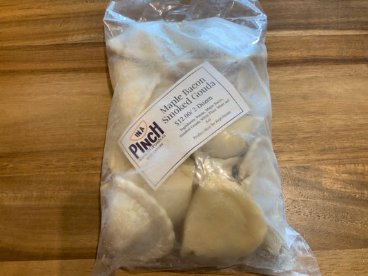 In-A-Pinch Perogies - Maple Bacon Smoked Gouda - 2 Dozen