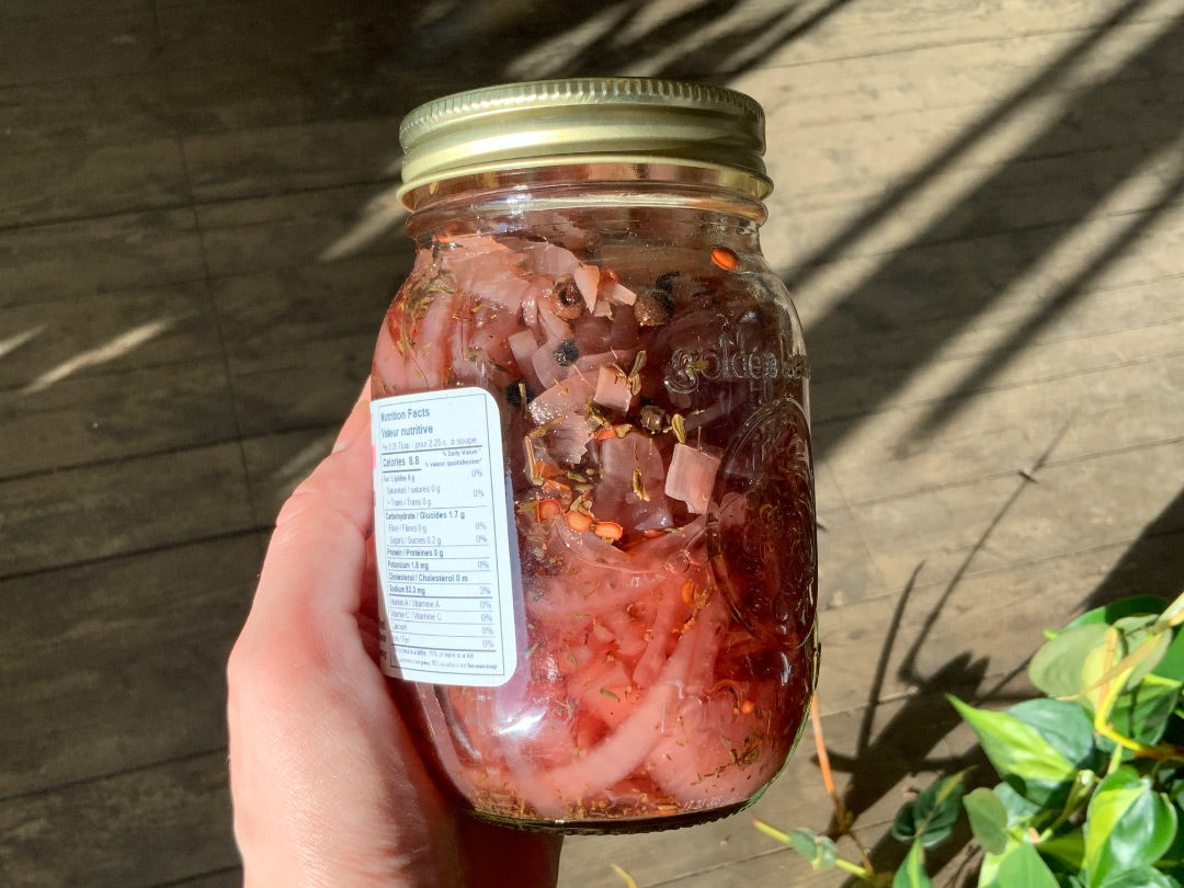 Kristen’s Preserves - Preserves - Pickled Red Onions (500ml)