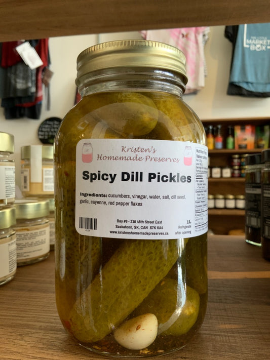 Kristen’s Preserves - Preserves - Spicy Dill Pickles (1L)