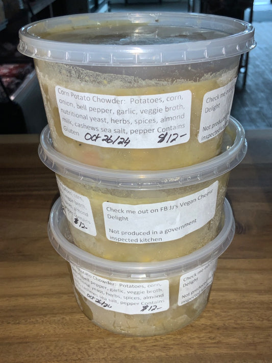 JJ's Vegan Cheese - Corn Potato Chowder