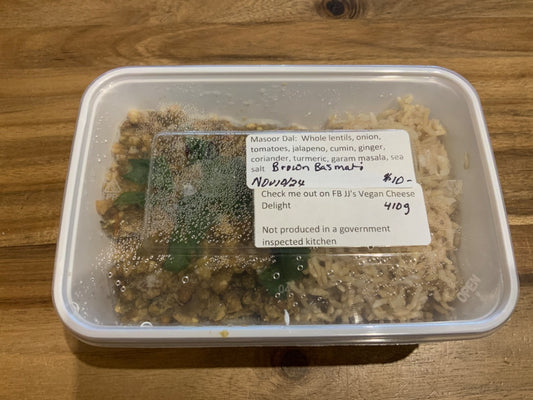 JJ's Vegan Cheese - Masoor Dal - Heat & Eat