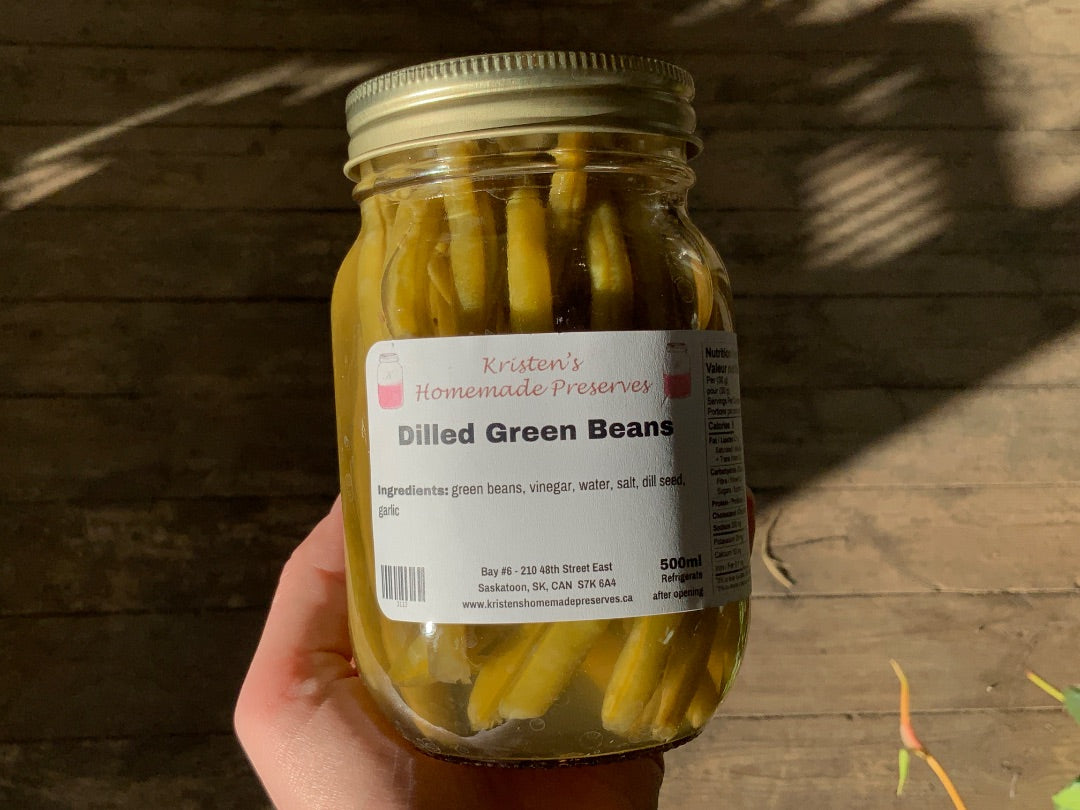 Kristen's Preserves - Dilled Green Beans - 500ml