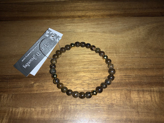 K&B Jewelry - Bronzite Bracelet - B243-GF