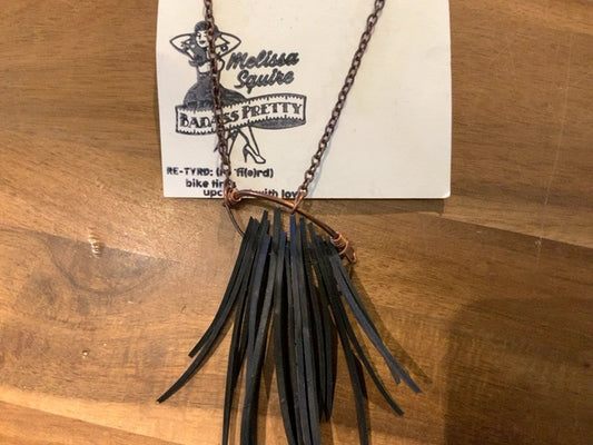 Melissa Squire Artisan - Recycled Tire Chain Necklace
