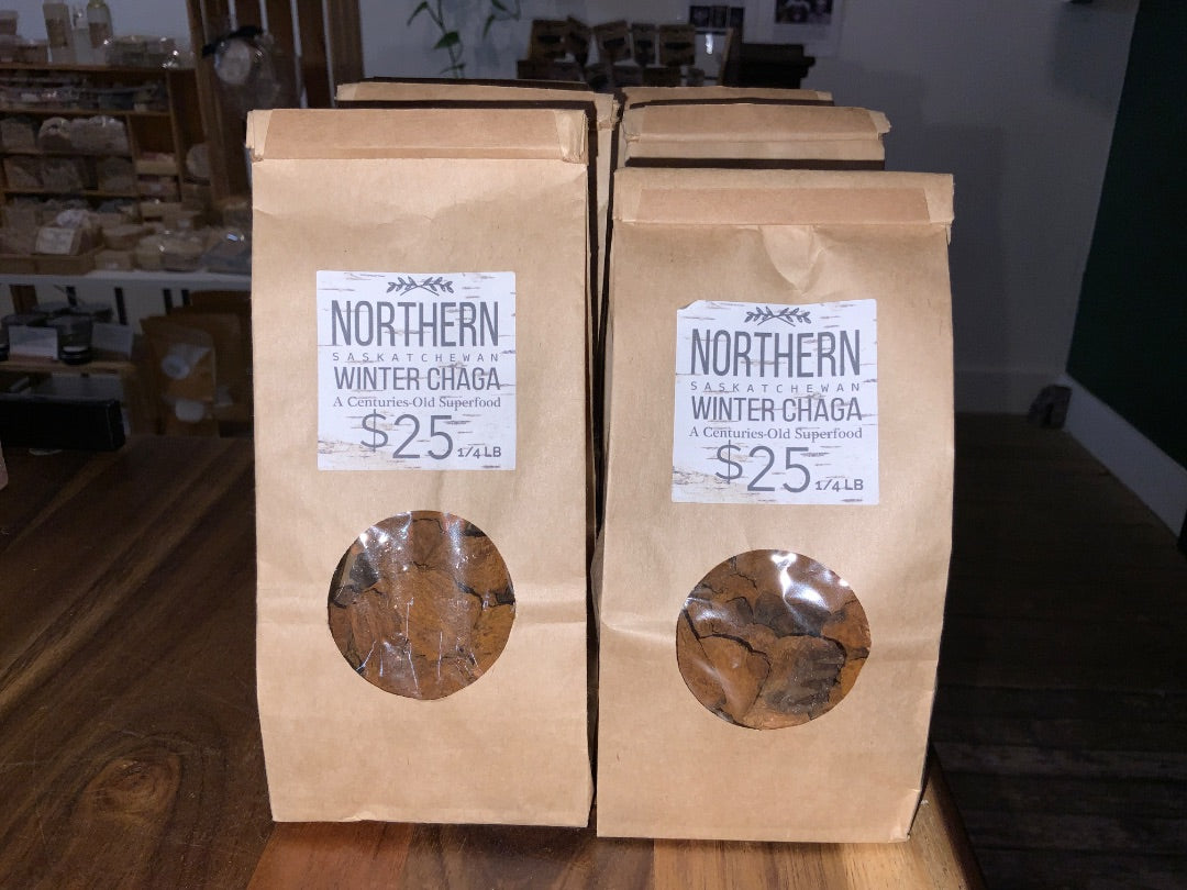 Brian’s Mushrooms - Dried Winter Chaga - 1/4 lb