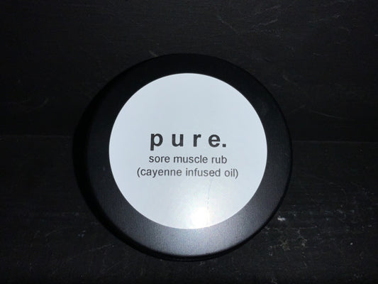 Pure Bath & Body - Sore Muscle Rub - Cayenne